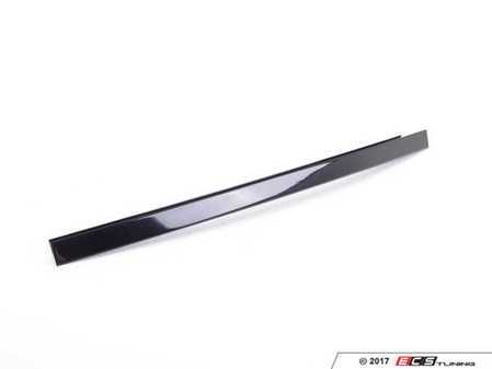 ES#94749 - 51342695287 - Window Guide Web Cover - Left, Gloss Black - Genuine BMW - BMW