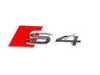 ES#430756 - 8D0853737G2ZZ - "S4" Emblem - Red / Chrome - Stick-on badge that can be placed on almost any flat surface - Genuine Volkswagen Audi - Audi