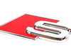 ES#430756 - 8D0853737G2ZZ - "S4" Emblem - Red / Chrome - Stick-on badge that can be placed on almost any flat surface - Genuine Volkswagen Audi - Audi