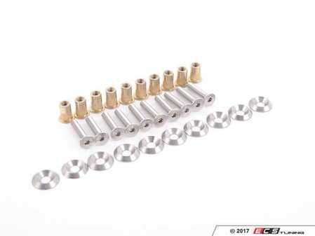ES#3478675 - NB-t1 - Type 1 Nuts & Bolts Kit - 10-pack - Alternative hardware for installing Clinched flares or widebody kits on your vehicle - Clinched - Audi BMW Volkswagen Mercedes Benz MINI Porsche