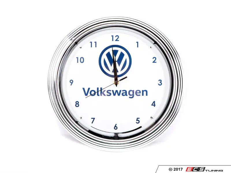 Genuine Volkswagen Audi - DRG009995 - VW Neon Clock - (NO LONGER