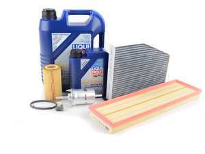 ES#2862353 - 2.560KOEMKT - 60K Service Kit - Featuring Liqui Moly High Tech 5w-40 engine oil and Hengst Filters - Assembled By ECS - Volkswagen