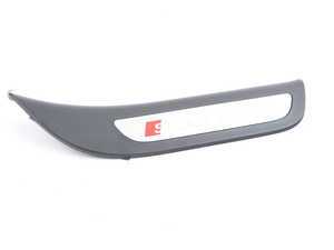 ES#2645216 - 8R0853376G01C - SQ5 Rear Door Sill - Satin Black - right - Featuring an aluminum-look inlay with the SQ5 logo - Genuine Volkswagen Audi - Audi
