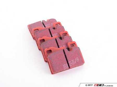 ES#520536 - DP3346C - RedStuff Performance Brake Pad Set - A high-performance street pad featuring Kevlar technology - EBC - Porsche