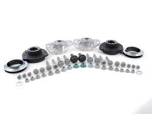 ES#2765801 - 1K0498001KT1 - Heavy duty Cup Kit/Coilover Installation Kit - Featuring ECS heavy duty strut mounts with included hardware - Assembled By ECS - Volkswagen