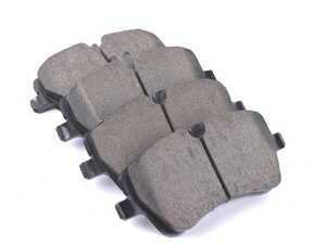 ES#4338299 - EUR872A - Front Euro Ceramic Brake Pad Set - Ceramic composite developed to meet low dust & noise requirements. Does not include brake pad wear sensors. - Akebono - Mercedes Benz
