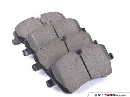 ES#4338299 - EUR872A - Front Euro Ceramic Brake Pad Set - Ceramic composite developed to meet low dust & noise requirements. Does not include brake pad wear sensors. - Akebono - Mercedes Benz