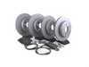 ES#3478036 - 34116775277frKT - Front And Rear Brake Service Kit - Featuring ECS V5 coated rotors with Brembo pads - Assembled By ECS - BMW