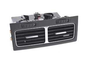 ES#2571093 - 7P6819203AUBN - Rear Air Vents - Satin Black - Located on the rear of the center console - Genuine Volkswagen Audi - Volkswagen