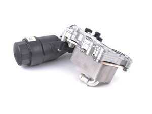 ES#2776196 - 6511801310 - Engine Oil Filter Housing - Includes Oil Cooler - Genuine Mercedes Benz - Mercedes Benz