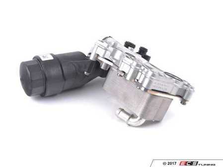ES#2776196 - 6511801310 - Engine Oil Filter Housing - Includes Oil Cooler - Genuine Mercedes Benz - Mercedes Benz