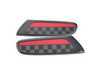 ES#3029621 - 51132410456 - Trim Cover Set With Pad - JCW Pro - (NO LONGER AVAILABLE) - These insert into the the side scuttle turn signal light as a decor upgrade - Genuine MINI - 