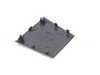 ES#3318697 - 98655224103B12 - GT3 Center Console Delete Panel - Black/Grey - Plastic front console cover - Genuine Porsche - Porsche