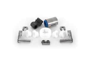 ES#2582047 - SFTRBKT - Shifter Rebuild & Upgrade Kit - Overhaul your shifter with this kit, featuring ECS Tuning teflon shifter bushings & Turner Motorsport poly shift arm bushing - Assembled By ECS - BMW
