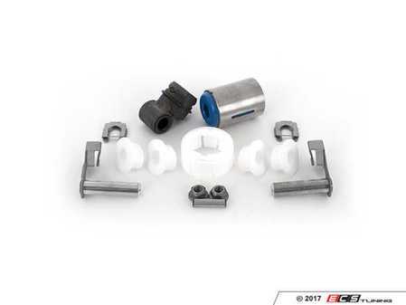 ES#2582047 - SFTRBKT - Shifter Rebuild & Upgrade Kit - Overhaul your shifter with this kit, featuring ECS Tuning teflon shifter bushings & Turner Motorsport poly shift arm bushing - Assembled By ECS - BMW