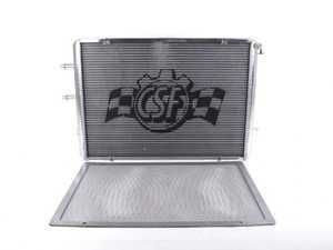 ES#3194402 - 8075 - Performance Aluminum Heat Exchanger - Polished Finish - Keep intake temperatures low with this dual-core heat exchanger! - CSF - BMW