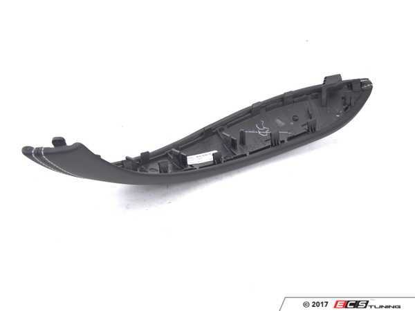 Genuine BMW - 51418057636 - COVER, INTERIOR HANDLE, LEAT (51-41-8-057-636)