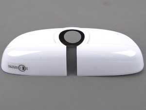 ES#2714961 - 51162353718 - Aspen White Cover Rearview Mirror - Attaches to the back of the center mirror : alarm system. Manual Dip. - Genuine MINI - MINI