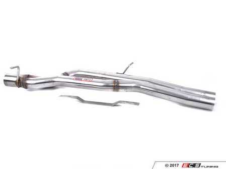 ES#3469486 - 776113 - Center Resonator Delete Pipe - To be installed as a kit with Supersprint rear muffler/tips #776135 - Supersprint - Audi