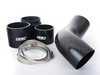 ES#3246035 - 023138ecs01KT - Black Carbon Fiber Turbo Inlet Pipe Kit - Add a touch of carbon fiber to your engine bay and smooth out the intake tract with our ECS Carbon Fiber Inlet Pipe! - ECS - Audi Volkswagen