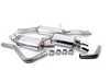 ES#2093800 - 15599 - Cat-Back Exhaust - 2.25" stainless steel with dual 3.5" polished stainless tips - Magnaflow - Audi