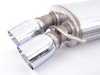 ES#2093800 - 15599 - Cat-Back Exhaust - 2.25" stainless steel with dual 3.5" polished stainless tips - Magnaflow - Audi