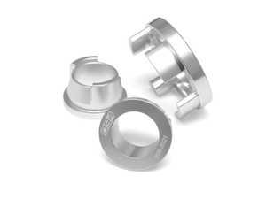 ES#3509529 - 034-505-2020 - Billet Aluminum Rear Differential Mount Insert Kit - Limits movement of factory rear diff mounts, increasing drivetrain rigidity and response! - 034Motorsport - Audi