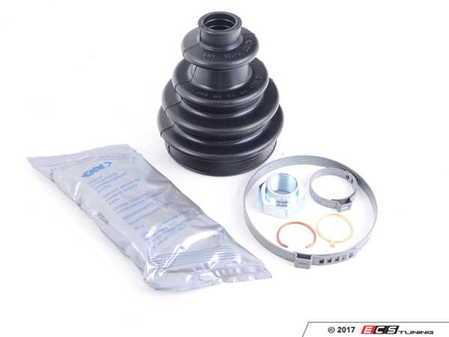 ES#3463380 - 31601226155 - Front CV Boot Kit - Outer - Includes boot and grease to repair one outer CV boot - GKN Drivetech - BMW