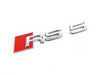 ES#2557389 - 8T0853740 - 'RS5' Emblem - Chrome/Red - Replace your worn or missing emblem - Genuine Volkswagen Audi - Audi
