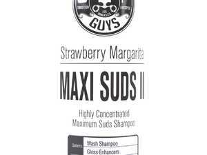 ES#3450503 - CWS101116 - Maxi-Suds II: Strawberry Margarita Clear (16 oz)  - Lifts away heavy dirt and grime with a constant release of fresh foaming bubbles. - Chemical Guys - Audi BMW Volkswagen Mercedes Benz MINI Porsche