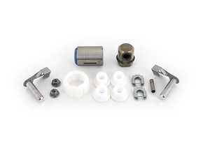 ES#2722946 - SFTRBKT2 - Shifter Rebuild & Upgrade Kit - Overhaul your shifter with this kit, featuring ECS Tuning teflon shifter bushings & Turner Motorsport poly shift arm bushing - Assembled By ECS - BMW