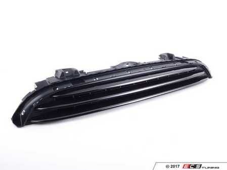 ES#2728804 - 51137335530 - Black Slat Grille - Upper grille in a black tone: Non auto air condition. - Genuine MINI - MINI