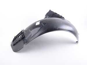 ES#383552 - 4E0821171Q - Fender Liner - Front, Left Side (Driver) - Front fender liner, does not include forward section - Genuine Volkswagen Audi - Audi