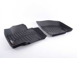 ES#2837608 - 441671 - Front FloorLiner DigitalFit - Black - Laser measured for perfect fitment and ultimate protection against moisture and debris - WeatherTech - Volkswagen
