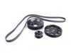 ES#3509731 - V630VLWPSKT -  Lightweight Pulley Set - Black - With Belt - (NO LONGER AVAILABLE) - NOT an under drive pulley kit, reduces rotational mass of stock pulley system. - ECS - 