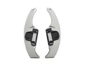 ES#3411642 - 019859ECS01-01 - Aluminum Paddle Shifters - Polished Clear Anodized - Maintain steering control while changing gears with our oversized billet aluminum paddle shifters - ECS - Volkswagen