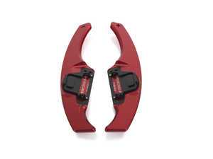 ES#3411648 - 019859ECS01-03 - Aluminum Paddle Shifters - Polished Red Anodized  - Maintain steering control while changing gears with our oversized billet aluminum paddle shifters - ECS - Volkswagen