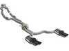 ES#3514347 - 769620 - Street Performance Complete Exhaust System - Resonated  - Stainless steel system with high-flow downpipes/catalytic converters, resonated center-section, and rear mufflers with quad black tips - Supersprint - Audi