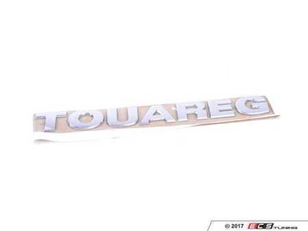 ES#2087857 - 7P6853687739 - "Touareg" Emblem - Found on the hatch of Touareg 3 models - Genuine Volkswagen Audi - Volkswagen