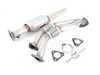 ES#3177550 - 251235lKT - 2.0" Dual Downpipe - With Catalytic Converter - T-304 stainless steel downpipe with high-flow catalytic converter - Techtonics Tuning - Volkswagen