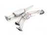 ES#3177550 - 251235lKT - 2.0" Dual Downpipe - With Catalytic Converter - T-304 stainless steel downpipe with high-flow catalytic converter - Techtonics Tuning - Volkswagen