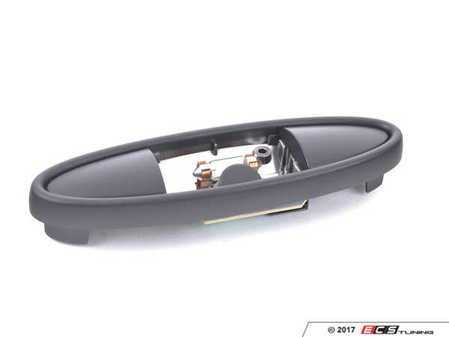 ES#175384 - 63316963228 - Center Dome - Anthracite - Mounts in the center of the headliner , rectangular shape - Genuine MINI - MINI