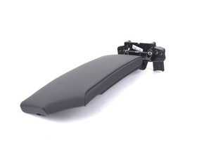 ES#82662 - 51166985217 - Center console - black - Black leather split armrest, right side - Genuine BMW - BMW