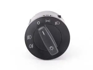 Standard European Headlight Switch - Black
