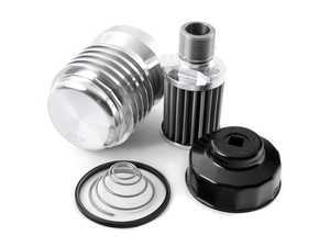 ES#3509357 - S60 - High Performance Stainless Steel Oil Filter - Reusable Micronic Oil Filter with Machine Finished End Caps - K&P Engineering - Audi Volkswagen