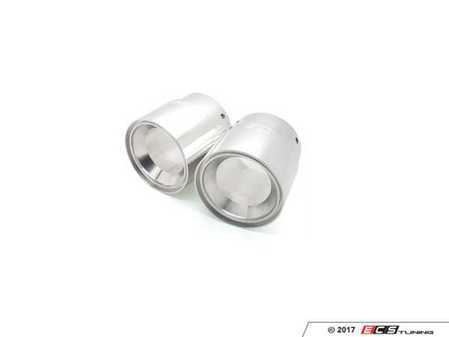 ES#3514822 - BMS-BILTIPS-SIL - BMS Billet Exhaust Tips - Silver - Solid billet aluminum construction with factory-like fit and appearance - Burger Motorsports - Volkswagen