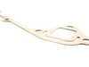 ES#19190 - 11141312617 - Timing Case Gasket - right  - Seals the right side of the timing chain cover - Genuine BMW - BMW