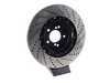 ES#3183519 - 004383ECS02A13KT - Performance Rear Brake Service Kit - ECS 2-piece semi-floating cross drilled and slotted rotors and Hawk HPS pads - Assembled By ECS - BMW