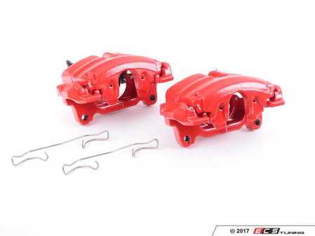 ES#3160797 - S2974 - Front Brake Calipers - Pair - Restore braking performance with fresh new powdercoated parts - Power Stop - Volkswagen