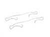ES#3160797 - S2974 - Front Brake Calipers - Pair - Restore braking performance with fresh new powdercoated parts - Power Stop - Volkswagen